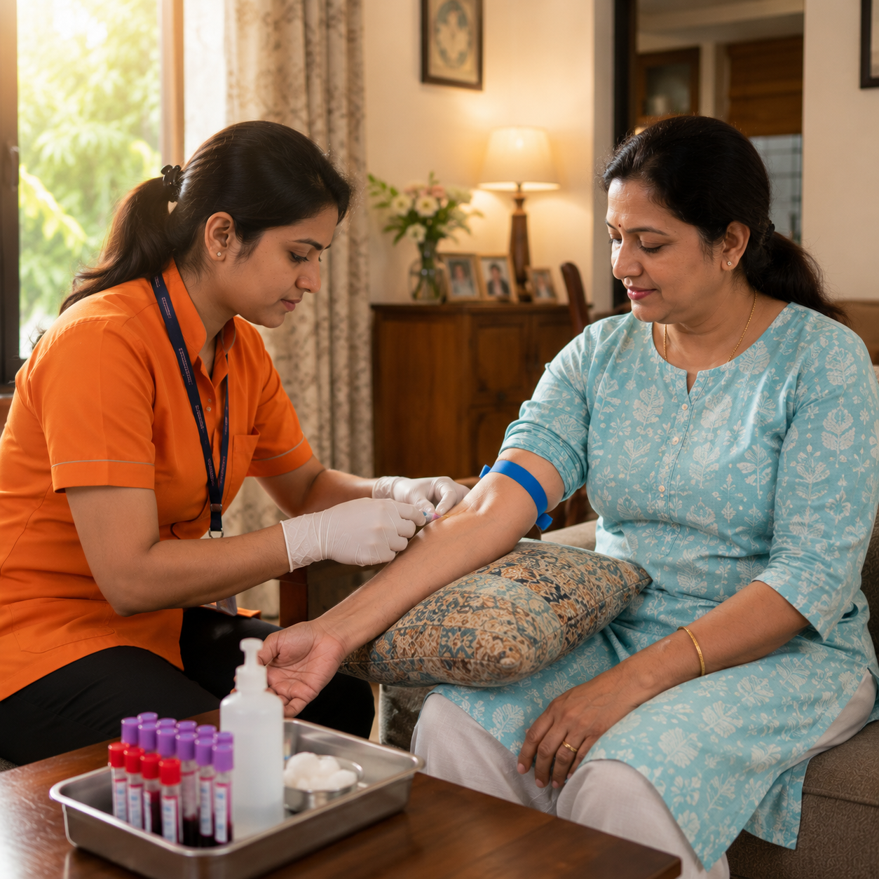 Digital lab test reports and medical checkup