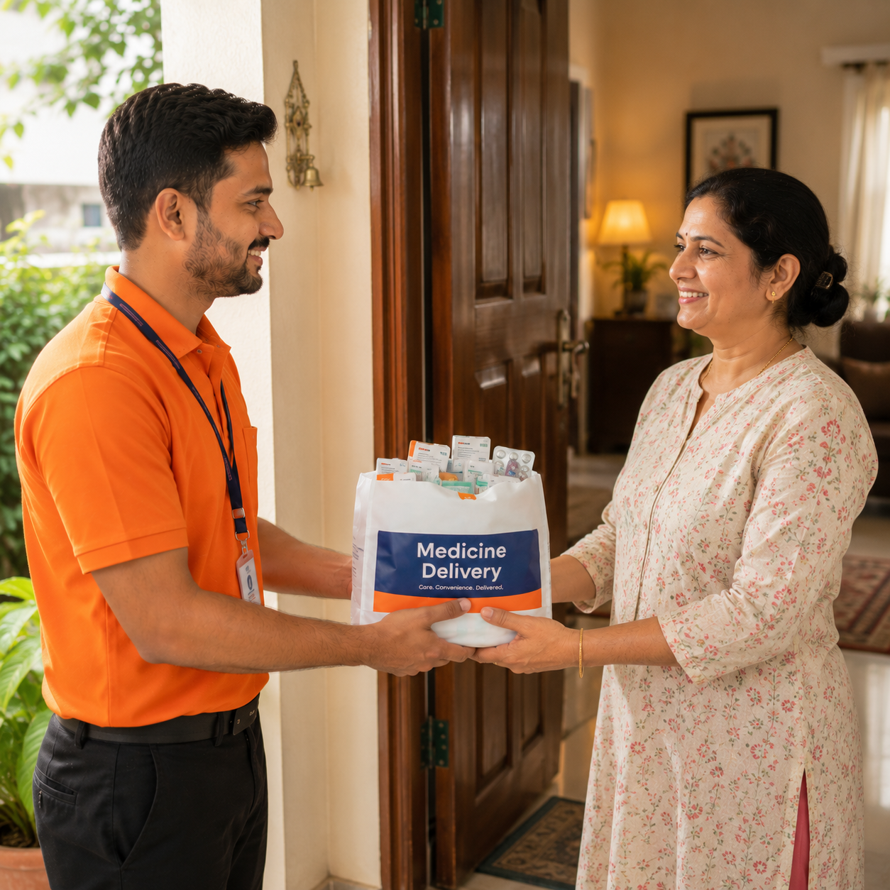 Doorstep delivery of prescription medicines